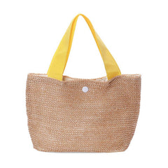 Women's Straw Tote Bag Summer Beach Handbag