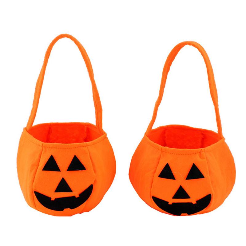Halloween Pumpkin Candy Bag Portable Cartoon Pumpkin Handbag