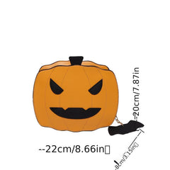 Halloween Pumpkin Shaped Crossbody Chain Bag
