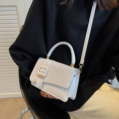 Women's Candy Crossbody Bag Buckle Decor Shoulder Bag