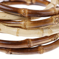 Bamboo Shape Handles for DIY Handbag Accessories