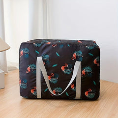 Nylon Foldable Travel Bags Printed Large Capacity Luggage Bag WaterProof