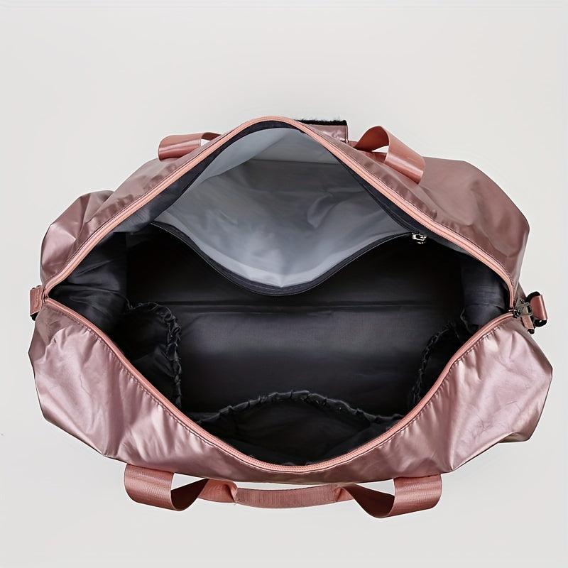 Portable Duffle Bag Multifunctional Dry & Wet Separation Nylon Weekender Bag
