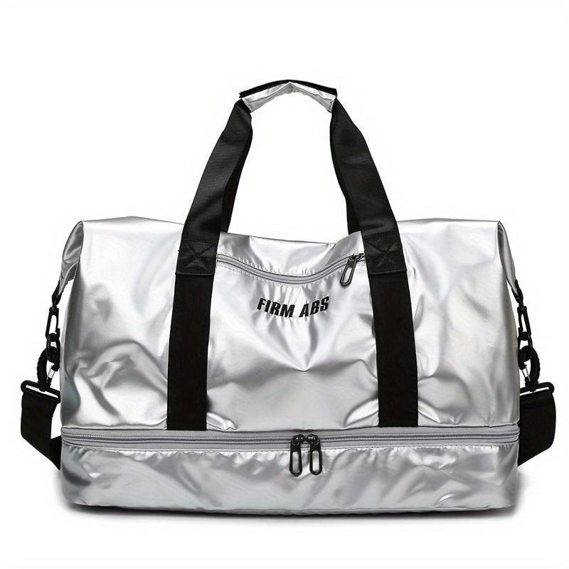 Portable Duffle Bag Multifunctional Dry & Wet Separation Nylon Weekender Bag