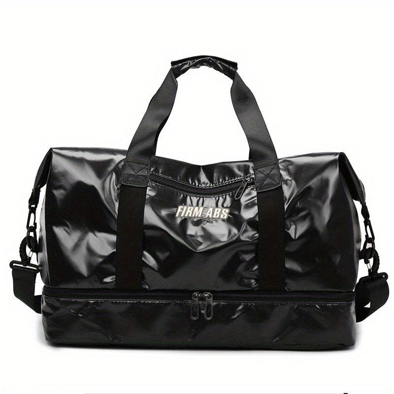 Portable Duffle Bag Multifunctional Dry & Wet Separation Nylon Weekender Bag