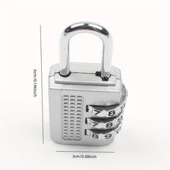 20mm Zinc Alloy Password Lock Security Padlock For Gym Backpack