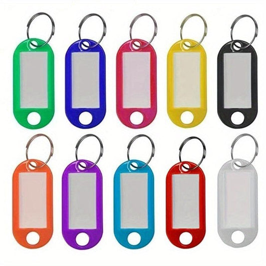 Markable Key Plate Number Plate Keychain Luggage Tag - 10pcs/20pcs