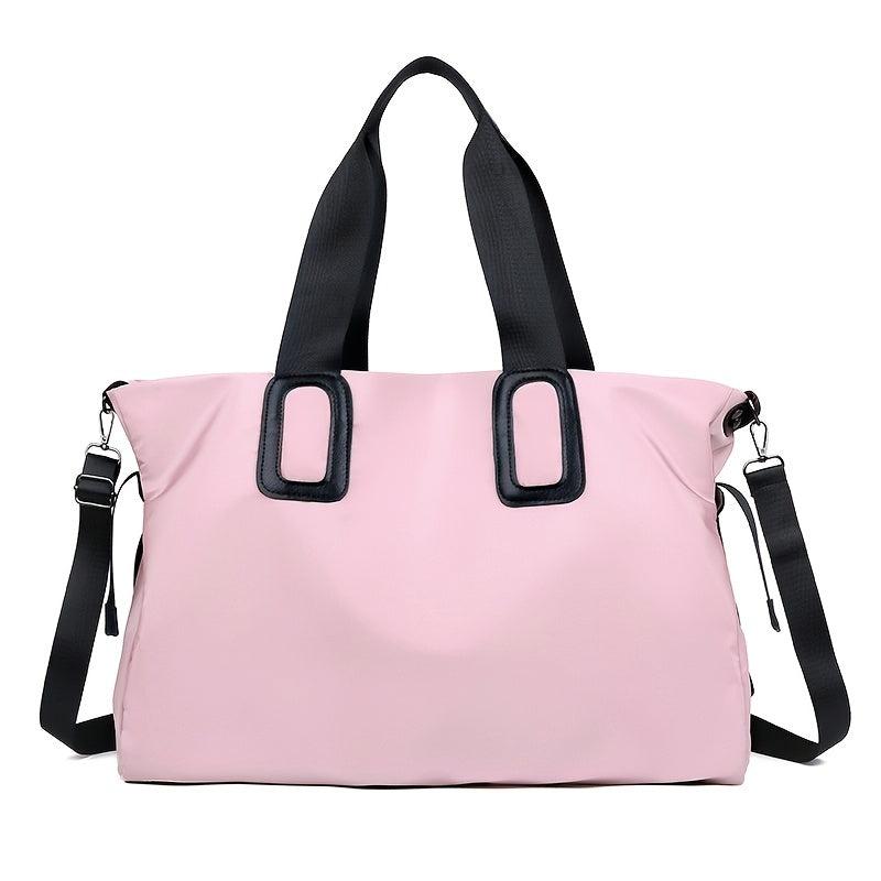 Travel Storage Bag Double Handle Zipper Duffel Bag Large Weekender Overnight Bag