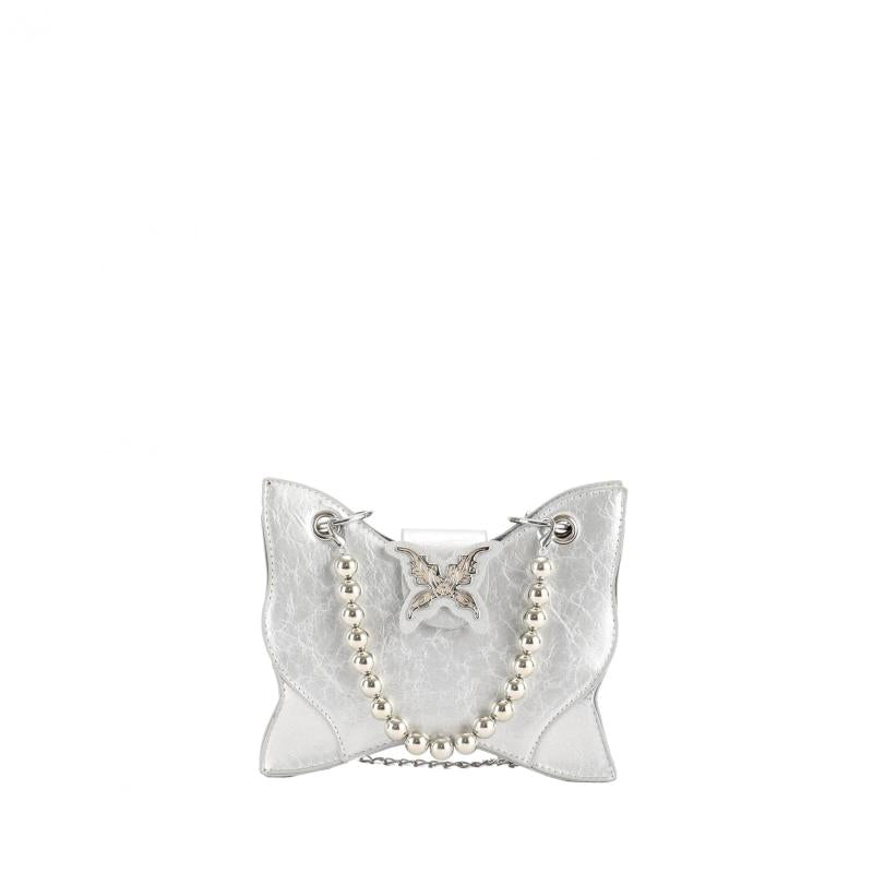 Butterfly Shaped Chain Crossbody Bag Y2K Shoulder Bag
