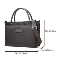 Nylon Shoulder Bag Women's Office Work Purse