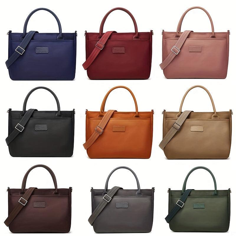 Nylon Shoulder Bag Women's Office Work Purse