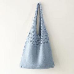 Vintage Crochet Shoulder Bag Hollow Out Hobo Purse