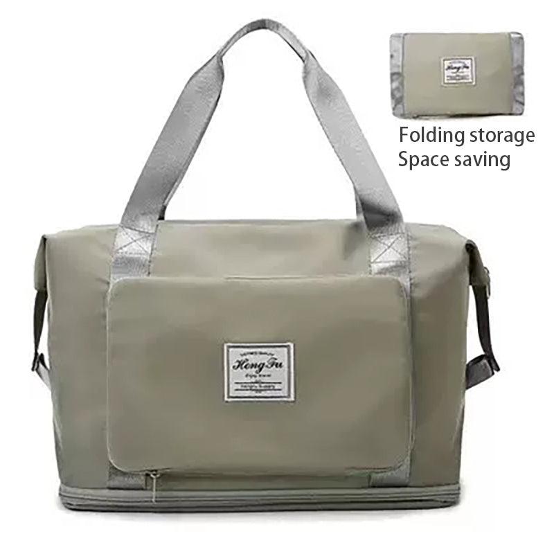 Foldable Duffle Bag Sports Fitness Gym Carry On Weekender Overnight Bag