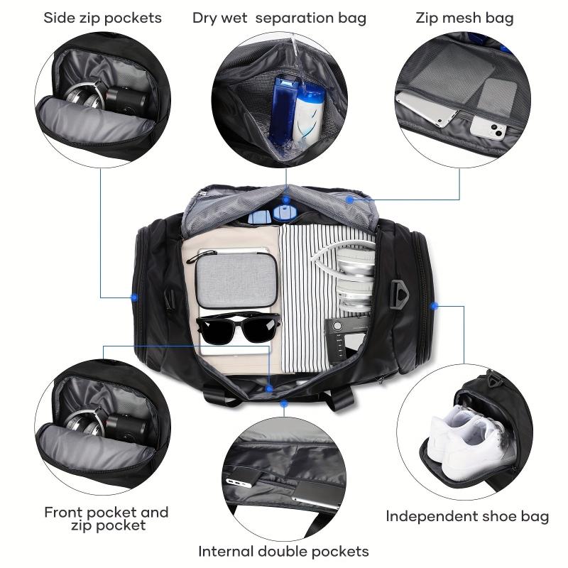 Large Capacity Gym Duffle Bag for Travel and Fitness