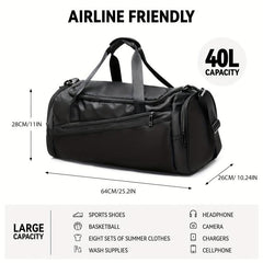 Large Capacity Gym Duffle Bag for Travel and Fitness