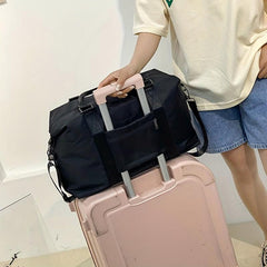 Portable Crossbody Duffel Bag Large Capacity Weekender Bag