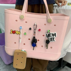 2pcs Key Chain Set for Bogg Bag - Convenient Buckle, Beach Bag Accessories