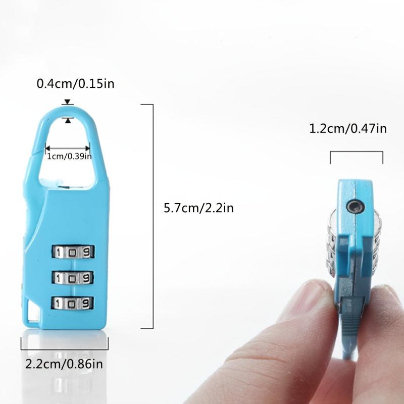 1pc Backpack Password Lock Random