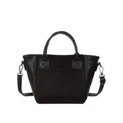 Mini Solid Tote Bag Crossbody Handbag & Shoulder Purse