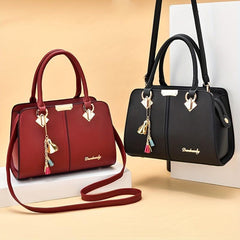 Stylish Tote Bag with Pendant - All Match Satchel Bag