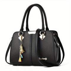 Stylish Tote Bag with Pendant - All Match Satchel Bag