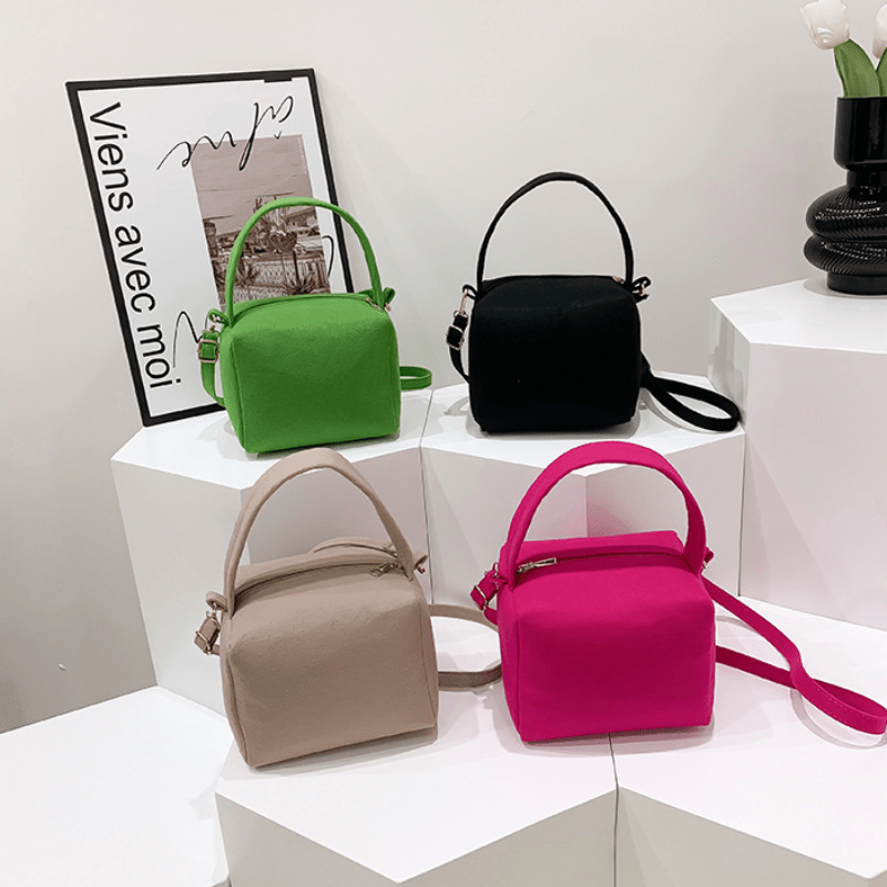 Mini Felt Handbag Crossbody Bag Shoulder Bag