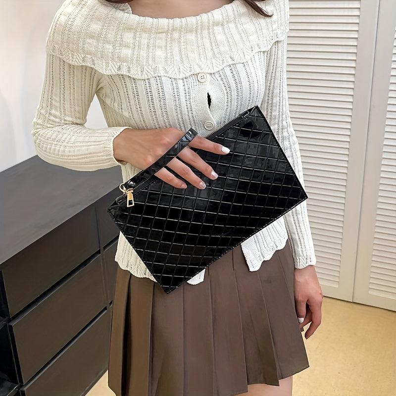 Plaid Clutch Purse Evening Bag Women's Handbag Wedding Party Prom