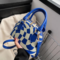 Shell Shape Crossbody Bag PU Leather Textured Versatile Shoulder Bag