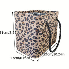 Large Capacity Canvas Handbag Portable Wash Bag & Purse
