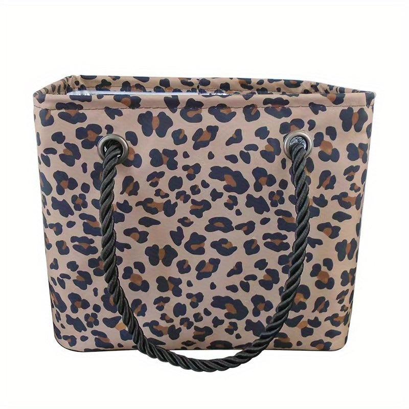 Large Capacity Canvas Handbag Portable Wash Bag & Purse