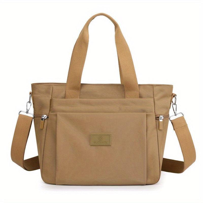 Nylon Crossbody Bag Large Capacity Tote for Travel