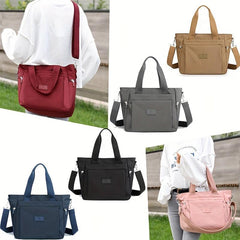 Nylon Crossbody Bag Large Capacity Tote for Travel