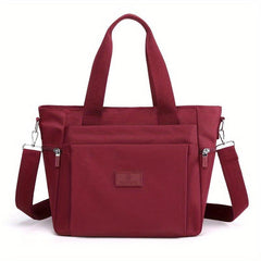 Nylon Crossbody Bag Large Capacity Tote for Travel