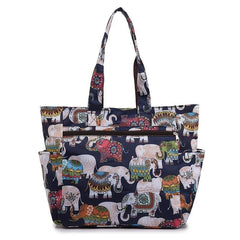 Floral Pattern Tote Bag Large Capacity Handbag