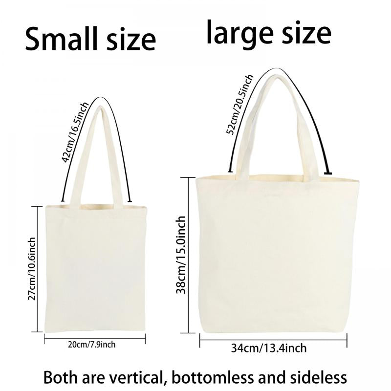 Canvas Tote Bag Yoga Shoulder Bag Large Capacity Shopping Bag