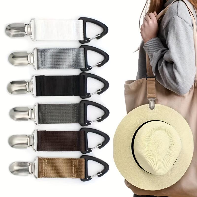 Portable Outdoor Bag Straw Hat Clip