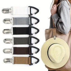 Portable Outdoor Bag Straw Hat Clip