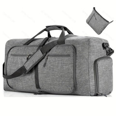 Men's Foldable Travel Duffel Bag Large Capacity Waterproof Overnight Bag