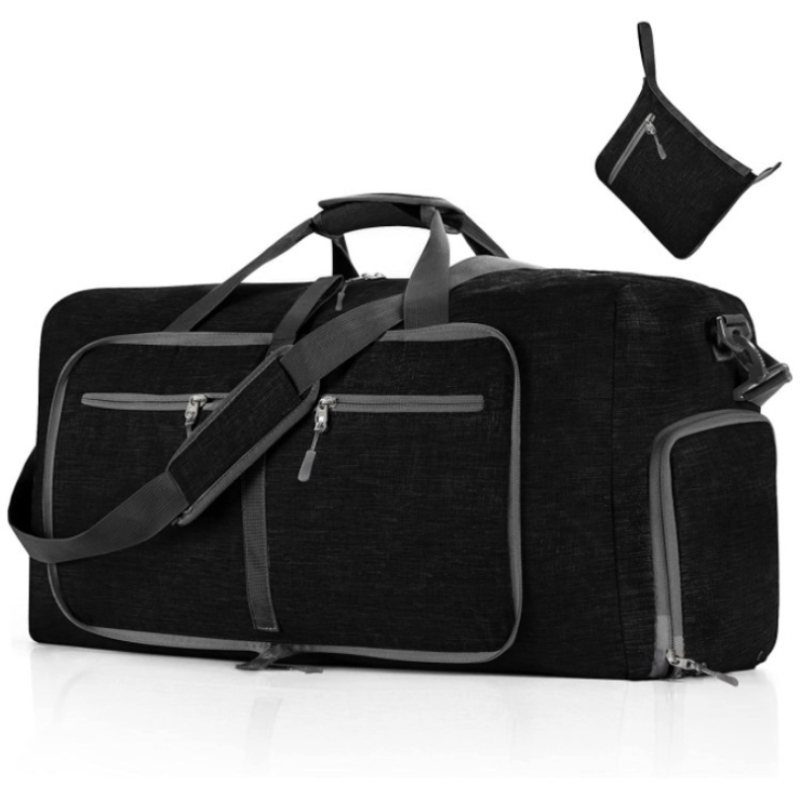 Men's Foldable Travel Duffel Bag Large Capacity Waterproof Overnight Bag