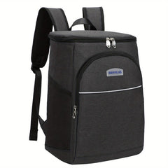 Large Capacity Picnic Backpack Leak-proof Plates & Cutlery Storage Bag