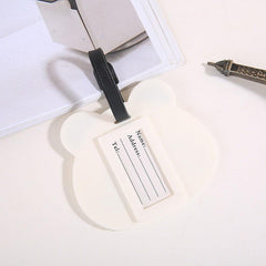 PVC Panda Plane Boarding Pass Travel Label Hangtag