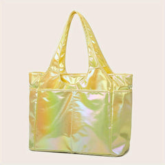 Holographic Large Capacity Tote Bag Portable Travel Luggage Bag