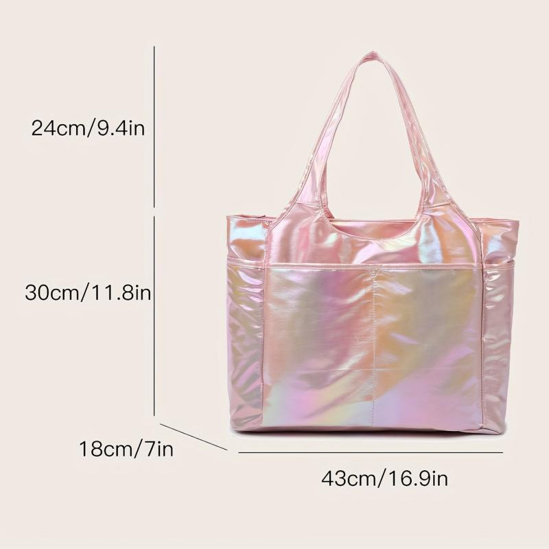 Holographic Large Capacity Tote Bag Portable Travel Luggage Bag