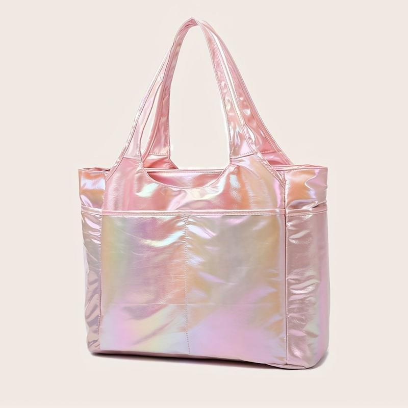 Holographic Large Capacity Tote Bag Portable Travel Luggage Bag