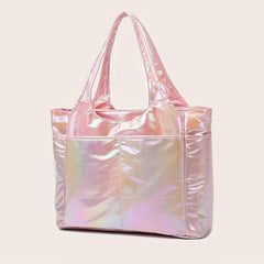 Holographic Large Capacity Tote Bag Portable Travel Luggage Bag