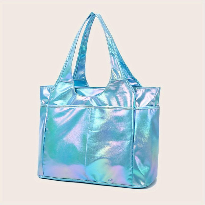 Holographic Large Capacity Tote Bag Portable Travel Luggage Bag