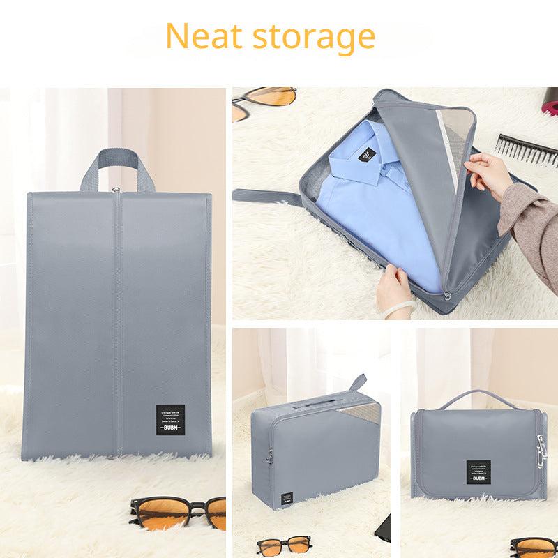 8 Pcs Solid Travel Bags Dustproof Luggage Organizers