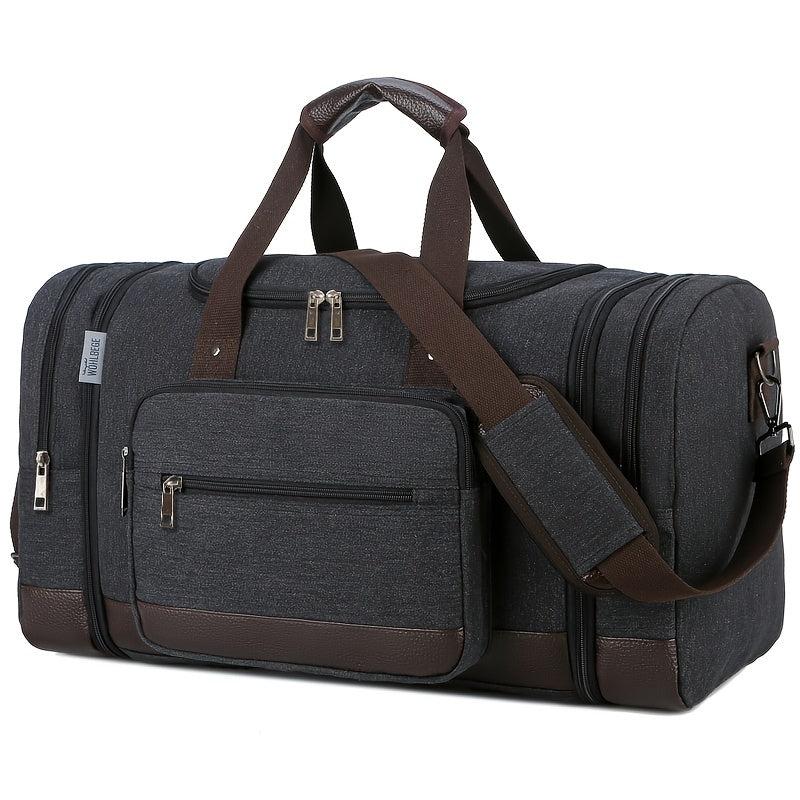 Canvas Duffel Bag Large Travel Storage Weekender Overnight Bag