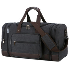 Canvas Duffel Bag Large Travel Storage Weekender Overnight Bag