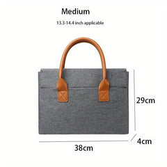 29 46 39 62 Cm Laptop Bag - Portable Shockproof Briefcase for Business